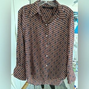 Zara patterned blouse
